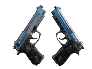 StatTrak™ Dual Berettas | Городской шок (Закалённое в боях)