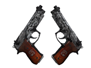 StatTrak™ Dual Berettas | Драконий дуэт (Закалённое в боях)