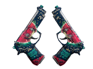 StatTrak™ Dual Berettas | Плод воображения (Закалённое в боях)