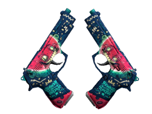 StatTrak™ Dual Berettas | Плод воображения (После полевых испытаний)