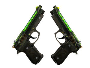 StatTrak™ Dual Berettas | Удар кобры (После полевых испытаний)