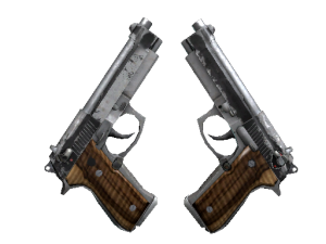 StatTrak™ Dual Berettas | Черная лимба (Закалённое в боях)