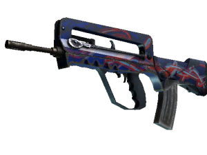 StatTrak™ FAMAS | Остаточное изображение (Поношенное)