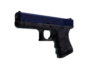 StatTrak™ Glock-18 | Синяя трещина (Поношенное)