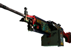 StatTrak™ M249 | Космический воитель (Закалённое в боях)