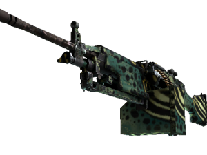 StatTrak™ M249 | Укус изумрудного яда (После полевых испытаний)